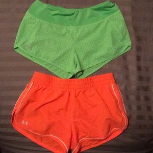 Under Armor running shorts